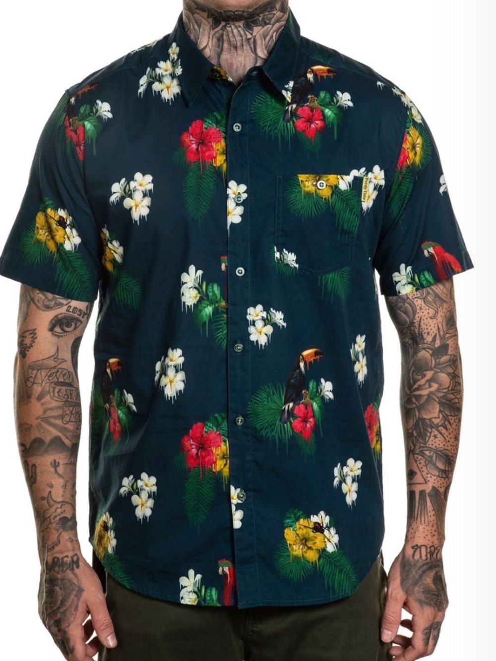 Pardy Time - On Acid Button Up - Mens XL